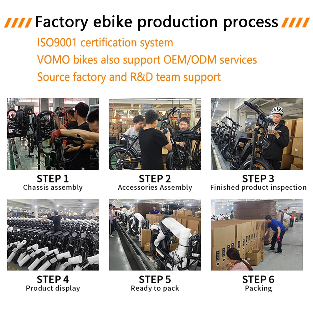 VOMO X90 Ebike 48V 15Ah Lithium-ion Battery E BIKE Fast EU MTB FAT Electric Bicycle X90 250W Deliver E-bike X90 BIKE