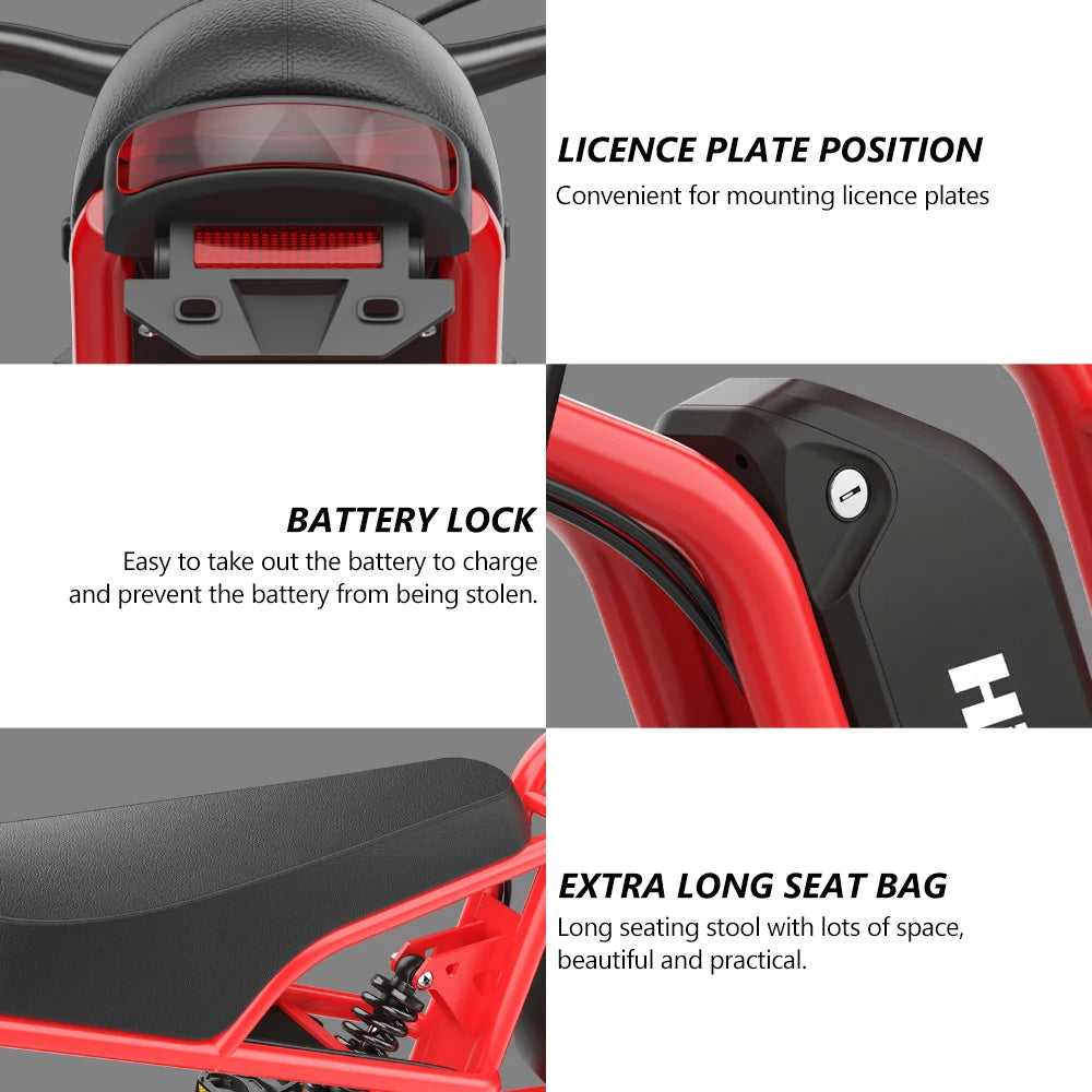 2025 EU US EU Warehouse Drop Shipping Hot Sale Hidoes B6 Electric Bike Electric Mountain Bicycle 48v 1200w E Bike