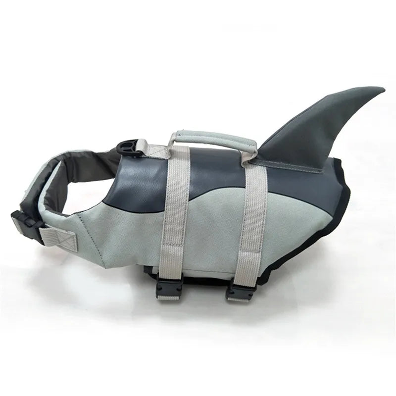 Funny Shark Costume Pet Life Jacket Vest for Medium Large Dogs Summer Beach Big Dog Swimsuit Golden Retriever mascotas Clothes