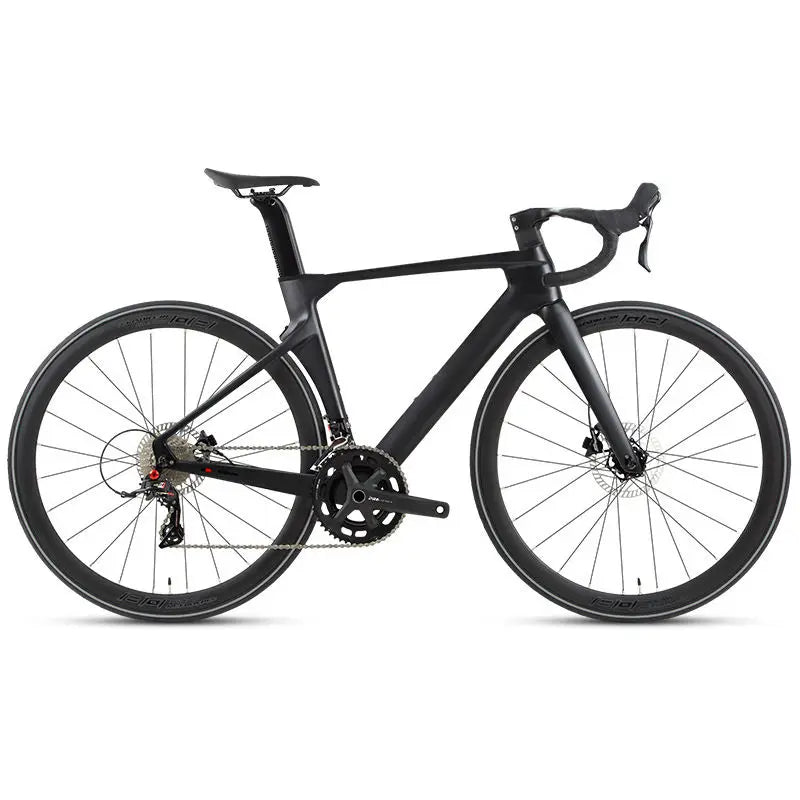 Thru Axle Disc Carbon Road Bike - 24-Speed Aero Racing Bike for Competitive Cycling & Triathlon Training 	 bicycle