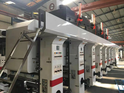 Gravure Printing Machine,printing Rotogravure 8 Colour Shop Bag Gravure Printing Machinery
