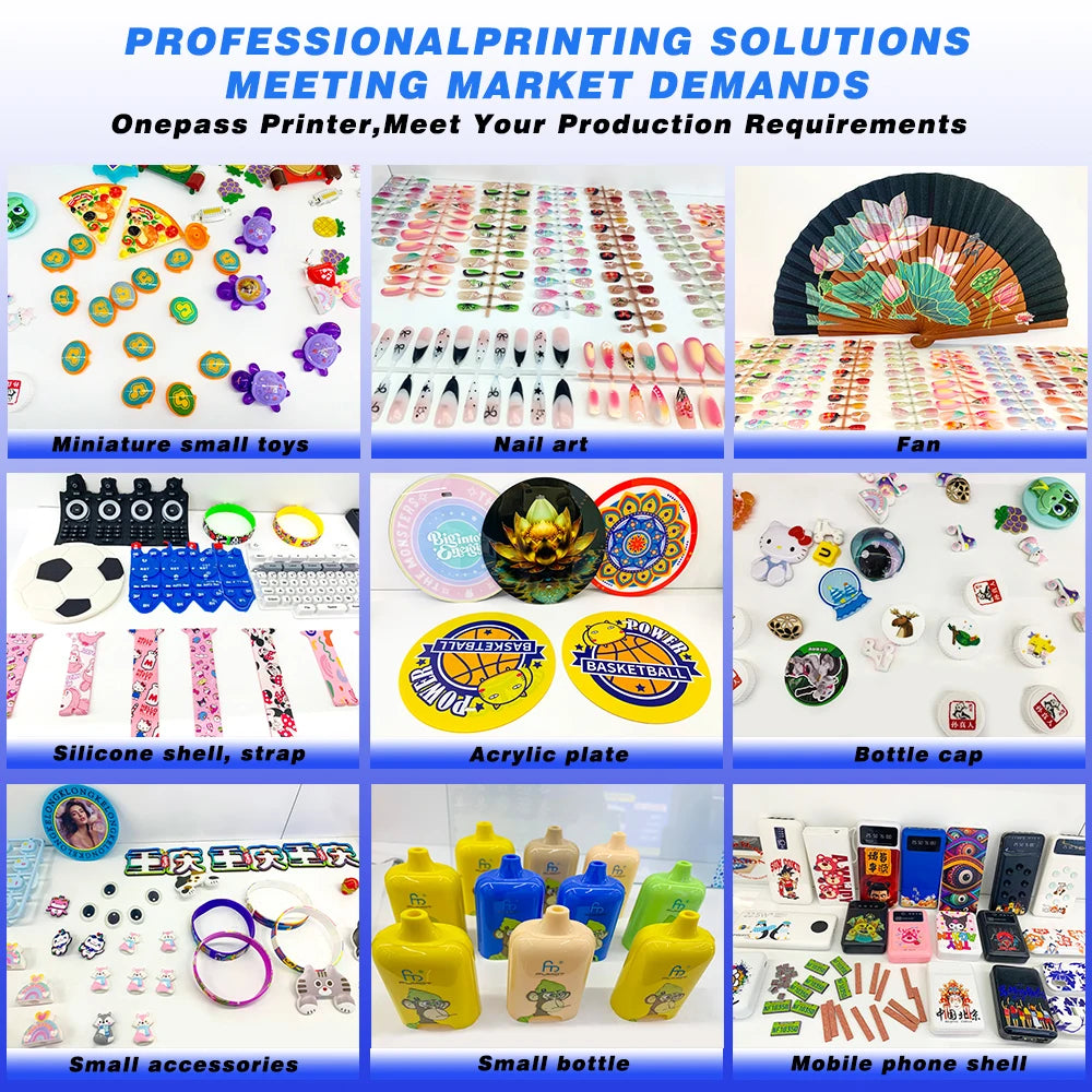 High Speed High Output Single Pass UV Printer - 15-30M/min for Craft/Phone Case