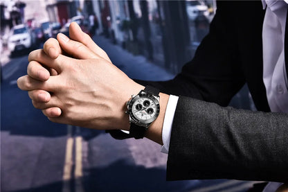 PAGANI DESIGN 2025 New Men Watches Luxury AR Sapphire crystal Quartz Watch Men Waterproof Sport Chronograph Automatic Date Watch
