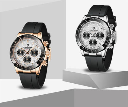 PAGANI DESIGN 2025 New Men Watches Luxury AR Sapphire crystal Quartz Watch Men Waterproof Sport Chronograph Automatic Date Watch