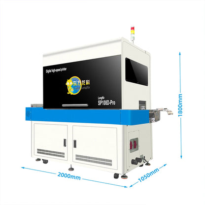 Longke Ricoh Print Head Automatic Cycle Eco Solvent UV Inkjet Single Pass High Speed UV Printer for Edge Banding