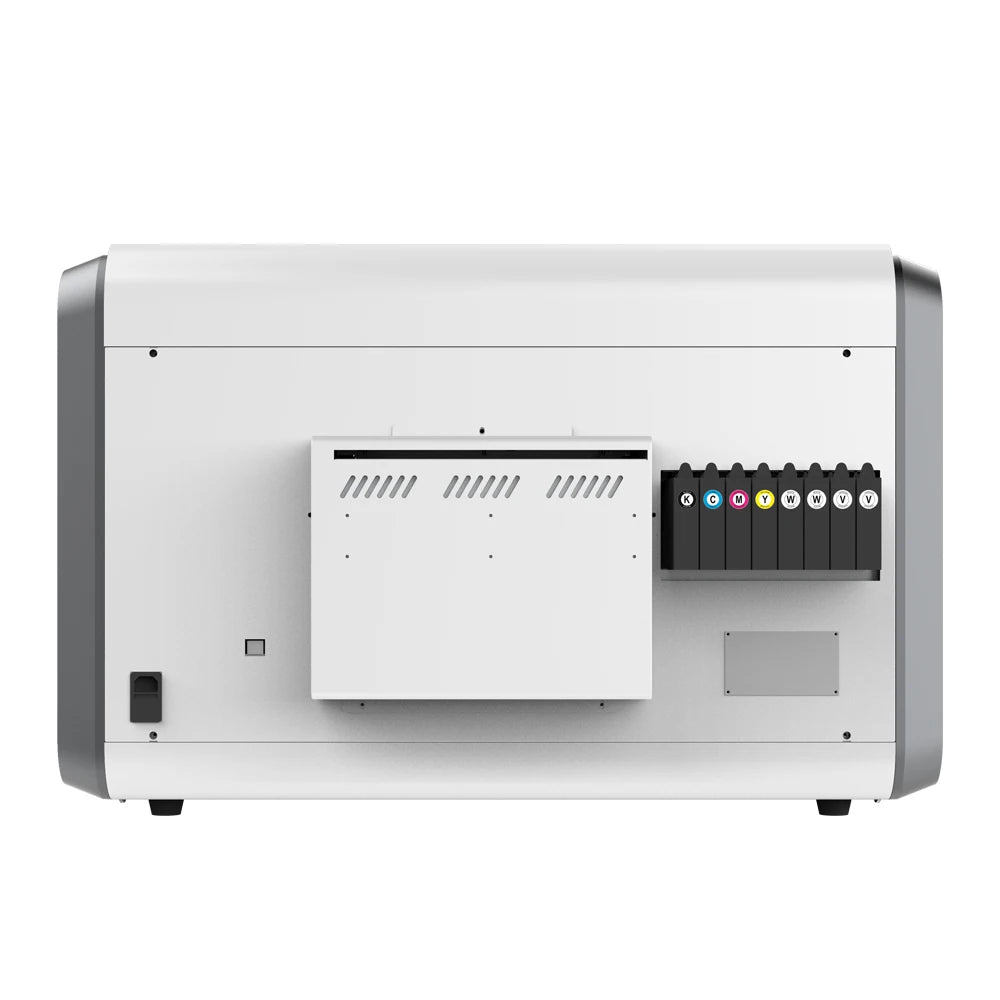 CALCA Digital A3 LED UV Roll Printer Cylindrical Printer with I3200 Printhead Printer for T-shirt Bottles Phone Case US Stock