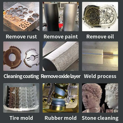 Oil Stains & Grease Cleaning Laser Machine Rust Removal for Classic Cars Laser rust Remover Laser Cleaner Machine