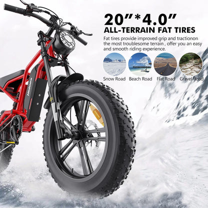 2025 EU US EU Warehouse Drop Shipping Hot Sale Hidoes B6 Electric Bike Electric Mountain Bicycle 48v 1200w E Bike