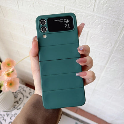 High Quality Skin Friendly Premium Eco-friendly Matte Plain Folding TPU+PC Phone Case for Z Flip 6/5/4/3 Anti-Fall