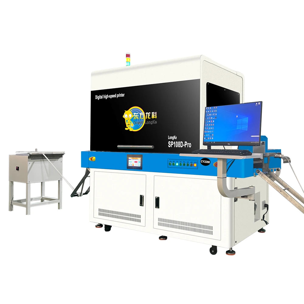 Longke Ricoh Print Head Automatic Cycle Eco Solvent UV Inkjet Single Pass High Speed UV Printer for Edge Banding