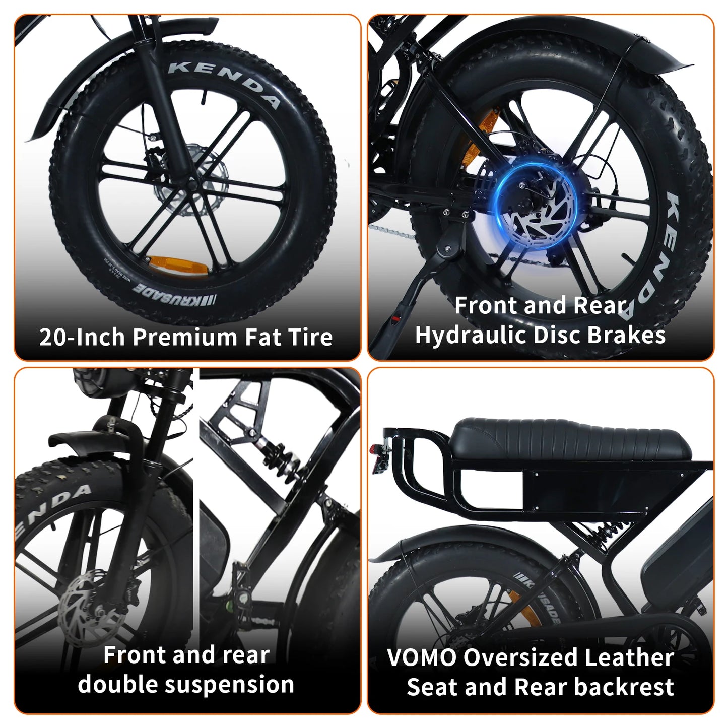 VOMO X90 Ebike 48V 15Ah Lithium-ion Battery E BIKE Fast EU MTB FAT Electric Bicycle X90 250W Deliver E-bike X90 BIKE