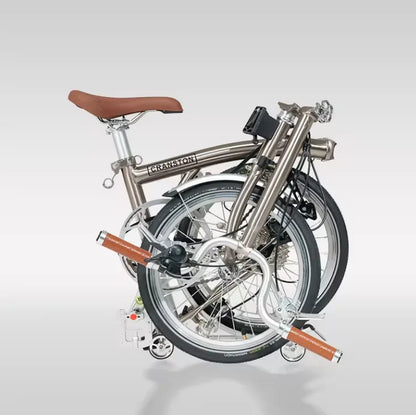 CRANSTON 16-inch 9-speed R9 Max Tri-folding Bike Electroplate Steel Frame Light Weight Foldable Bike S bar M BAR Folding Bicycle