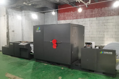 JD440E High-Speed Automatic Four Color Rotary Digital Inkjet Print Machine for Books Newspapers Bill Printing on Flex Material