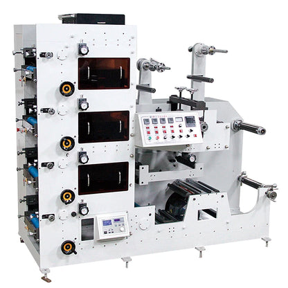 4 Color Flexo Printing Machine Roll to Roll Label & Paper Printer Stack Structure Semi-Automatic New