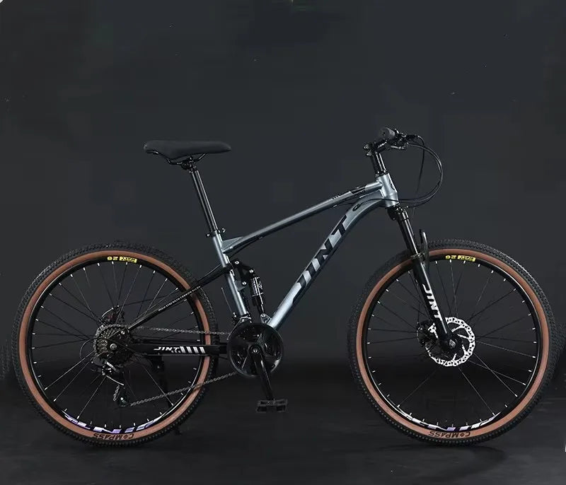 High Quality 26 Inch MTB Soft Tail Bicycle 24 27 30 Speed Full Suspension Carbon Steel Disc Brake with Ordinary Pedal
