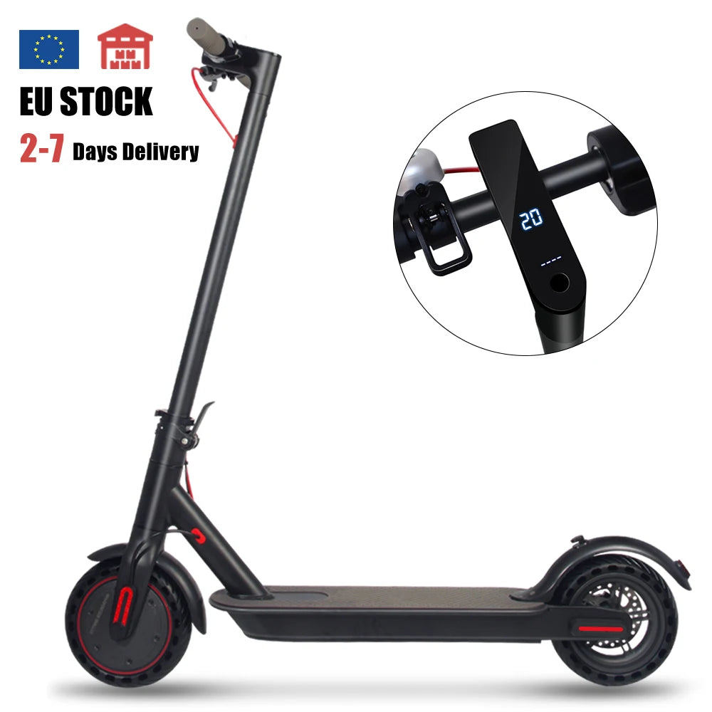 Cheap 8.5 Inch 2 Wheel Electric Scooter EU US CA Warehouse 36v Escooter 10Ah Long Range App Folding Electric Scooter