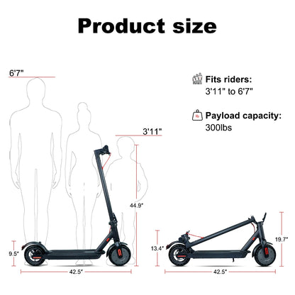Cheap 8.5 Inch 2 Wheel Electric Scooter EU US CA Warehouse 36v Escooter 10Ah Long Range App Folding Electric Scooter