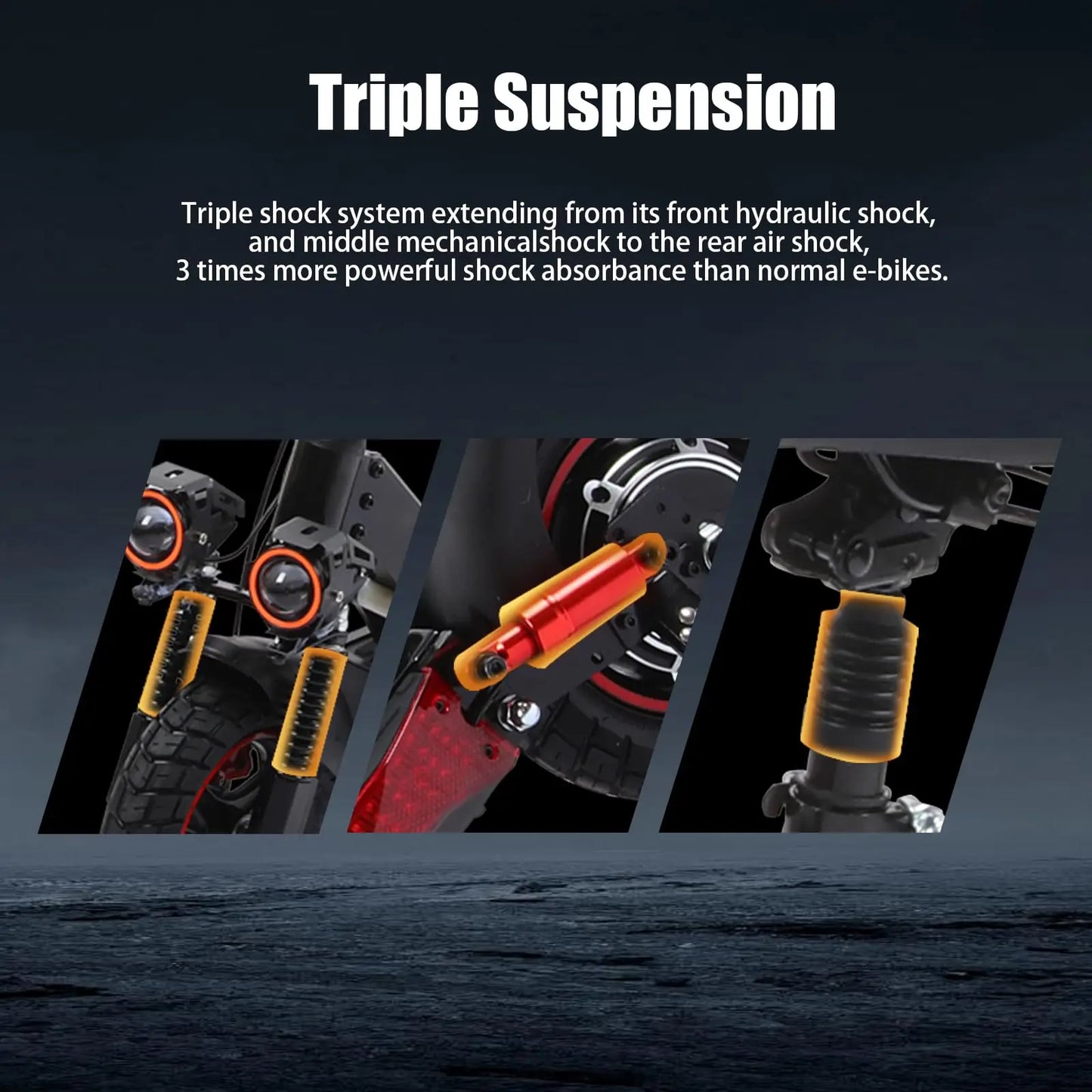 Electric Scooter, 45Miles Long Range, Top Speed 50 MPH, 10"Tires, Powerful 800W Motor, Folding Escooter for Adults Teen