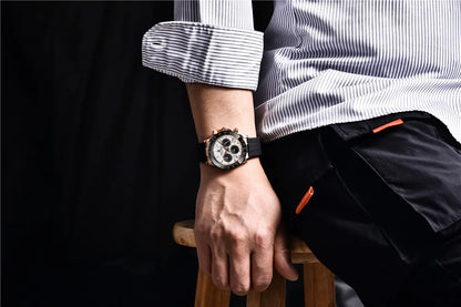 PAGANI DESIGN 2025 New Men Watches Luxury AR Sapphire crystal Quartz Watch Men Waterproof Sport Chronograph Automatic Date Watch