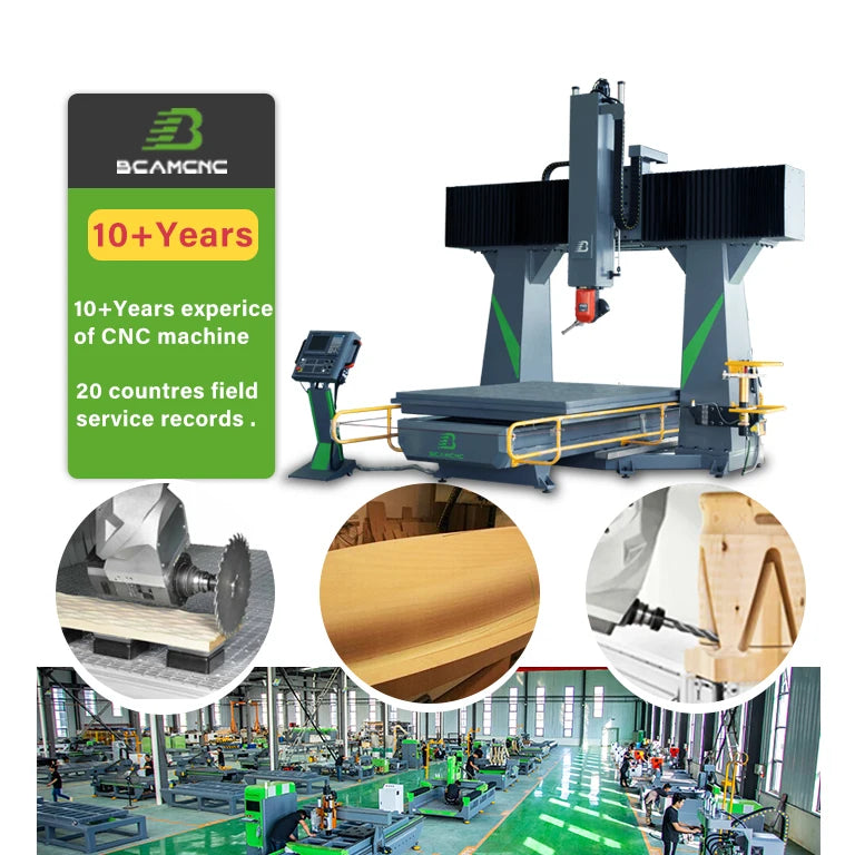 High Precision 5 Axis CNC Router 1325 for Processing Complex Curved Plastic Products