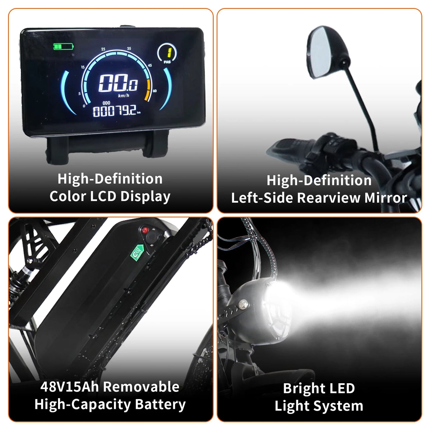 VOMO X90 Ebike 48V 15Ah Lithium-ion Battery E BIKE Fast EU MTB FAT Electric Bicycle X90 250W Deliver E-bike X90 BIKE