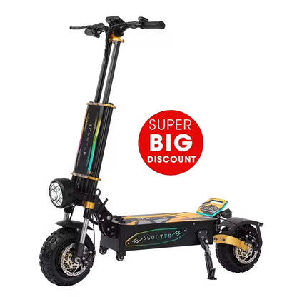 New 2024 Lithium 60v 40ah Foldable Obarter Ab2 Escooter off Road Adult Long Range 11 Inch Dual Motor Electric Scooters 6000w