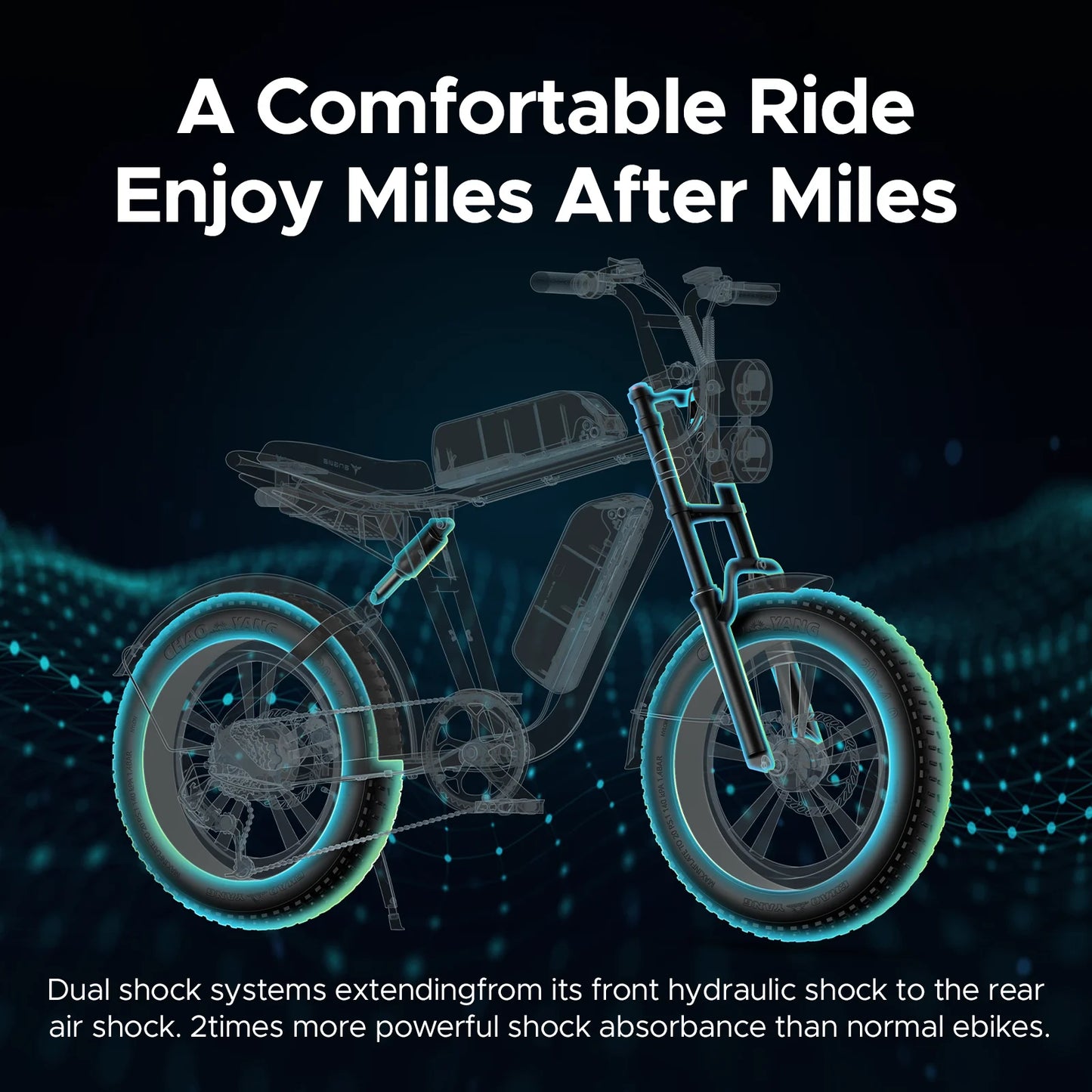 Original ENGWE M20 250W 20*4.0 Inch Fat Mountain Tires Electric Bicycle 25km/h Disc Brake Adult Fat Ebike in EU UK Warehouse