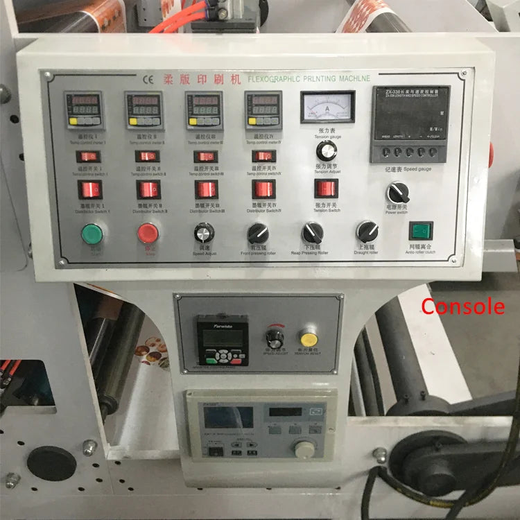 8-Color Automatic Flexo Printing Machine for Roll Paper Plastic Food PP Woven Aluminium Foil Card Label Plastic Bag