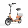 HEZZO T3 Escooter 48V 500W/750W Electric Scooter 14-inch Portable Folding Two-wheeled 15Ah 60KM Long Range Escooter With Basket