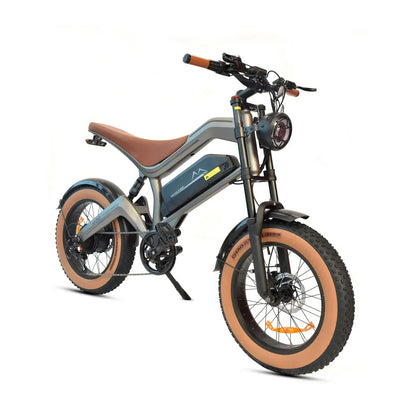 Us EU Warehouse E-bike 48v  Electric Dirt Bike Full Suspension Mountain Ebike Adult Fat Tire Hybrid Electric Bicycle