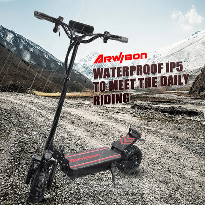 ARWIBON Q30 Fast Electric Scooter USA EU Stock Hydraulic Suspension Escooter E Scooter 11 Inch Heavy Duty