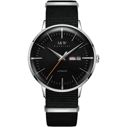 Fashion Men's Watches MIYOTA 8215 Watch Luxury brand CARNIVAL Automatic Mechanical Wristwatch Sapphire Double Calendar Men Watch
