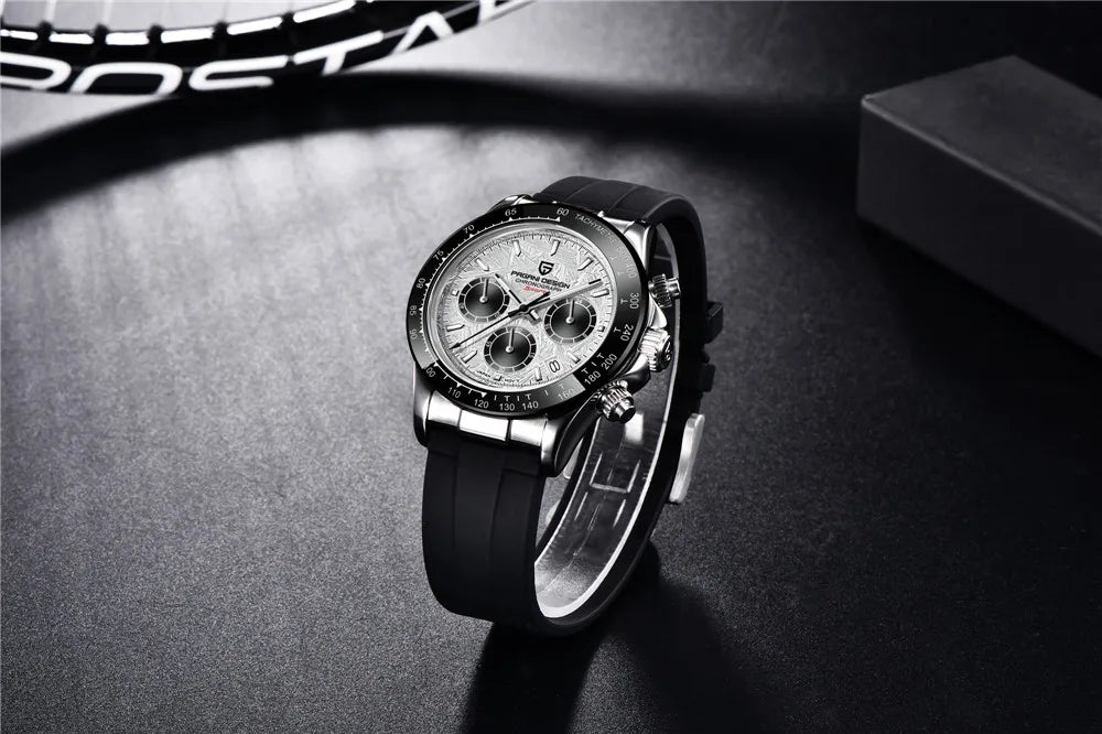 PAGANI DESIGN 2025 New Men Watches Luxury AR Sapphire crystal Quartz Watch Men Waterproof Sport Chronograph Automatic Date Watch