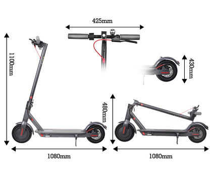 European Warehouse Wholesale Foldable E Scooter with 350W Motor 8.5inch M365 Electric Scooters Adult Folding Escooter