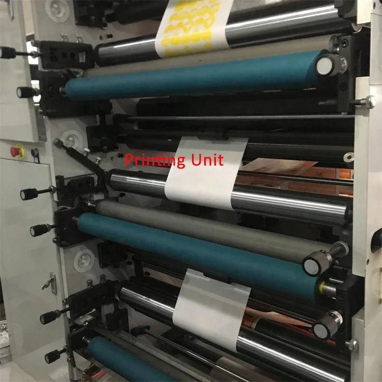 8-Color Automatic Flexo Printing Machine for Roll Paper Plastic Food PP Woven Aluminium Foil Card Label Plastic Bag