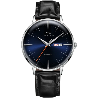 Fashion Men's Watches MIYOTA 8215 Watch Luxury brand CARNIVAL Automatic Mechanical Wristwatch Sapphire Double Calendar Men Watch