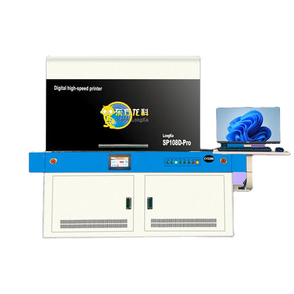 Longke Ricoh Print Head Automatic Cycle Eco Solvent UV Inkjet Single Pass High Speed UV Printer for Edge Banding