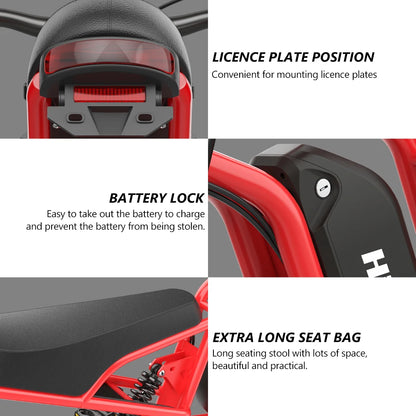 2025 EU US EU Warehouse Drop Shipping Hot Sale Hidoes B6 Electric Bike Electric Mountain Bicycle 48v 1200w E Bike