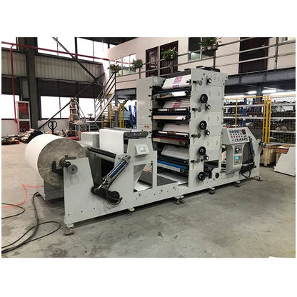 8-Color Automatic Flexo Printing Machine for Roll Paper Plastic Food PP Woven Aluminium Foil Card Label Plastic Bag