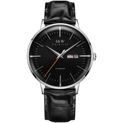 Fashion Men's Watches MIYOTA 8215 Watch Luxury brand CARNIVAL Automatic Mechanical Wristwatch Sapphire Double Calendar Men Watch