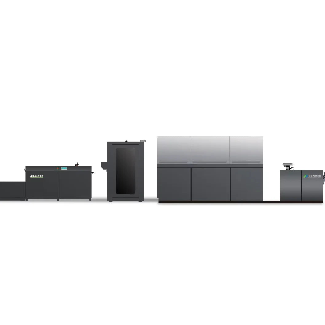 JD440E High-Speed Automatic Four Color Rotary Digital Inkjet Print Machine for Books Newspapers Bill Printing on Flex Material