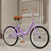Adult Women's 20-inch/22-inch/24-inch High Carbon Steel Hard Frame Double V Brakes Lightweight Retro College Commuter Bicycle