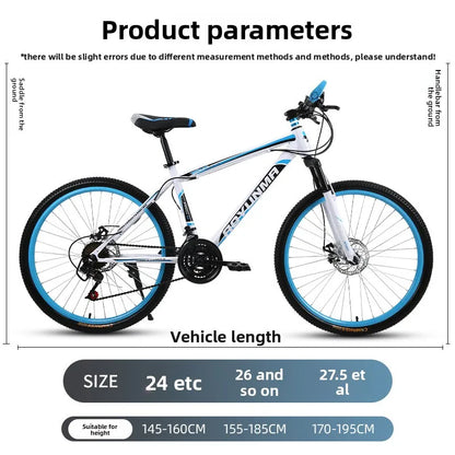 Quick Delivery in Stock Mens Bicycle24 Mtb Bicycle 24 26 Inch Mtb/bycycles Bicycle Adult Mountain Bikes With Rear Carrier