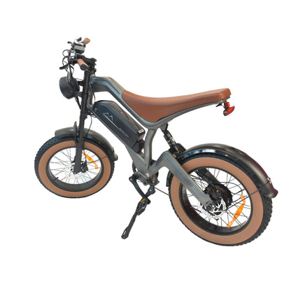 Us EU Warehouse E-bike 48v  Electric Dirt Bike Full Suspension Mountain Ebike Adult Fat Tire Hybrid Electric Bicycle