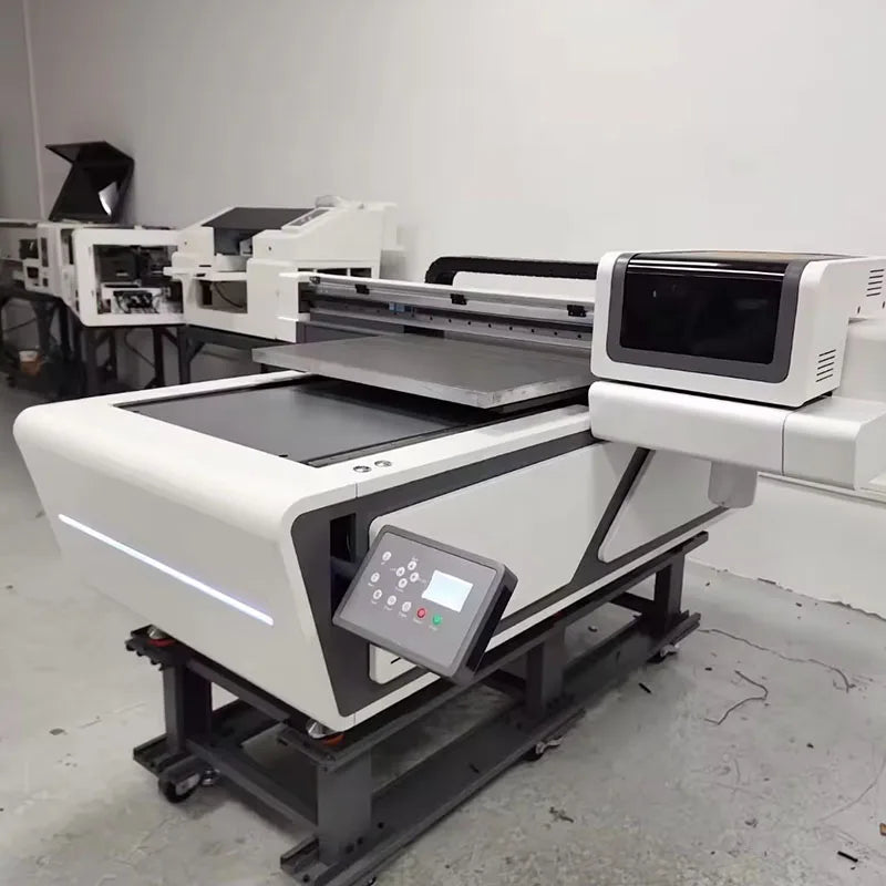 6090 UV DTF Printer AB Film  Offset Printing Machine Uv Sticker Printer  for Phone case Bottle Metal  6090 UV Flatbed Printer