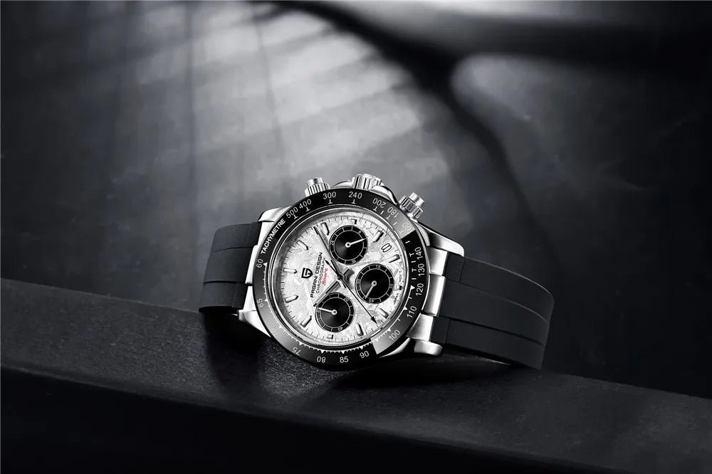 PAGANI DESIGN 2025 New Men Watches Luxury AR Sapphire crystal Quartz Watch Men Waterproof Sport Chronograph Automatic Date Watch
