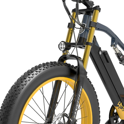 EU  Warehouse Stock LANKELEISI RV700 26 Inch Electric Mountain Bike Fat Tire Bike 48v 16ah Ebike 1000w Electric Bicycle