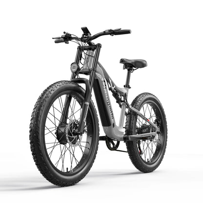 EU USA UK Warehouse 26 Inch Dual Motor Electric Bicycle 48V 17.5Ah Battery Shengmilo S600 Electric Bike 2000W