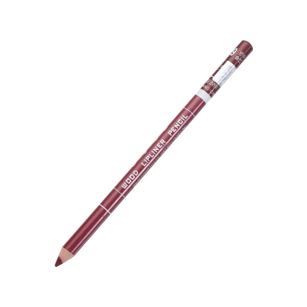1PC New Professional Wood Lip liner Pen Waterproof Eyeliner Pencil Lady Charming Women's Makeup Long Lasting Cosmetic Tool
