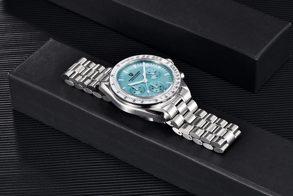 PAGANI DESIGN New Retro Watch Luxury Moon Quartz Watches For Men Stainless steel Luminous waterproof Sport Chronograph Man 2025